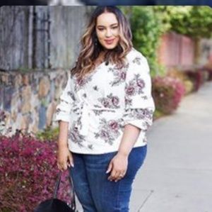 Maurices wrap around top